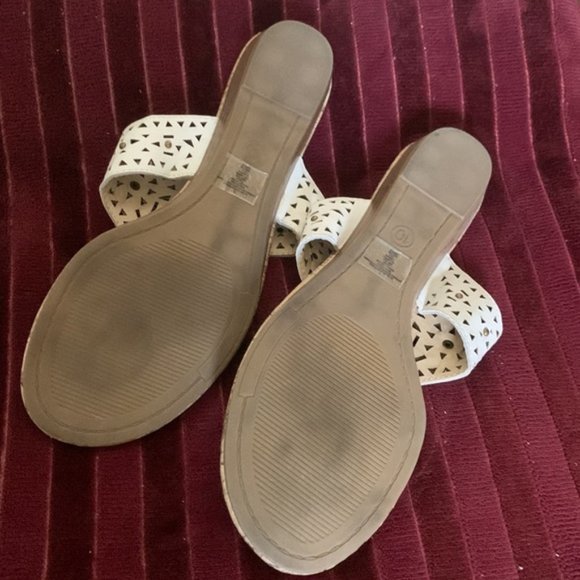 Marina White Studded Sandals - Picture 4 of 5